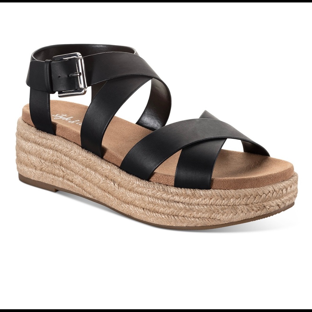 🎉🎉HP🎉NWT Style & Co Espadrille Platform Sandal